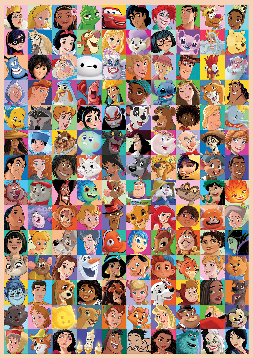 Hachette Who's who Disney 1000 Teile Puzzle Hachette-Puzzle-0021 von Hachette