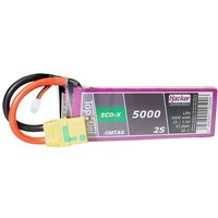 Hacker Modellbau-Akkupack (LiPo) 7.4V 5000 mAh Zellen-Zahl: 2 20 C Softcase XT90 von Hacker