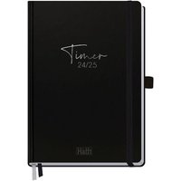 Häfft-Timer Deluxe 24/25 A5 - Jugendkalender - Black Edition von Häfft