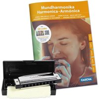 Blues Harmonica Set, (incl. 4 languages Method (DE/EN/FR/ES), case, cleaning cloth) von Hage Musikverlag