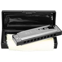 Blues Harmonica in A (incl. case and cleaning cloth) von Hage Musikverlag