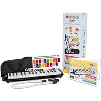 Melodica Set Black (incl. German method. case. mouthpiece) von Hage Musikverlag