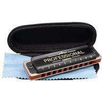 Professional Blues Harmonica in A (incl. case and cleaning cloth) von Hage Musikverlag