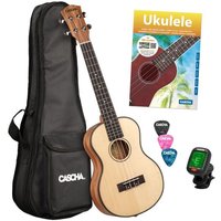 Tenor Ukulele Spruce Solid Top (incl. Bag padded, 3 Picks, Top: Spruce) von Hage Musikverlag