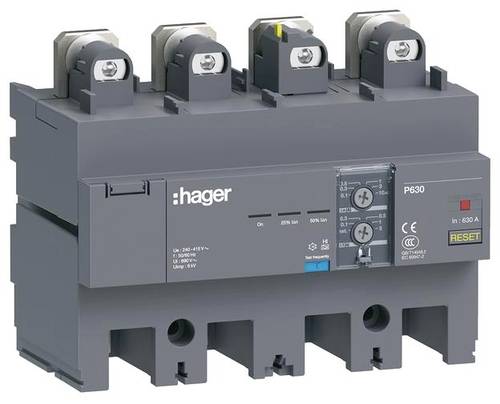 Hager HBW630H Fehlerstromblock 4polig 630A 220 V, 415V 1St. von Hager