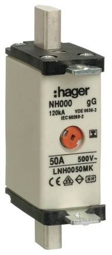 Hager LNH0050MK NH-Sicherung 50A 3St. von Hager