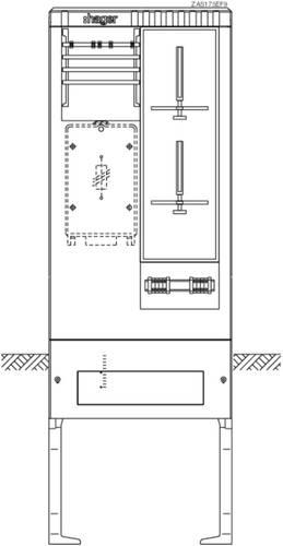 Hager ZAS175EF9 Zähleranschlusssäule Kunststoff 1St. von Hager