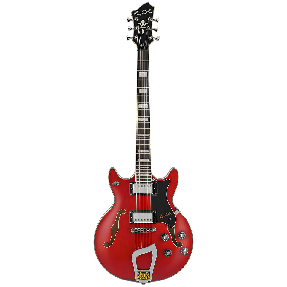 Hagstrom Alvar Wild Cherry Transparent E-Gitarre von Hagstrom