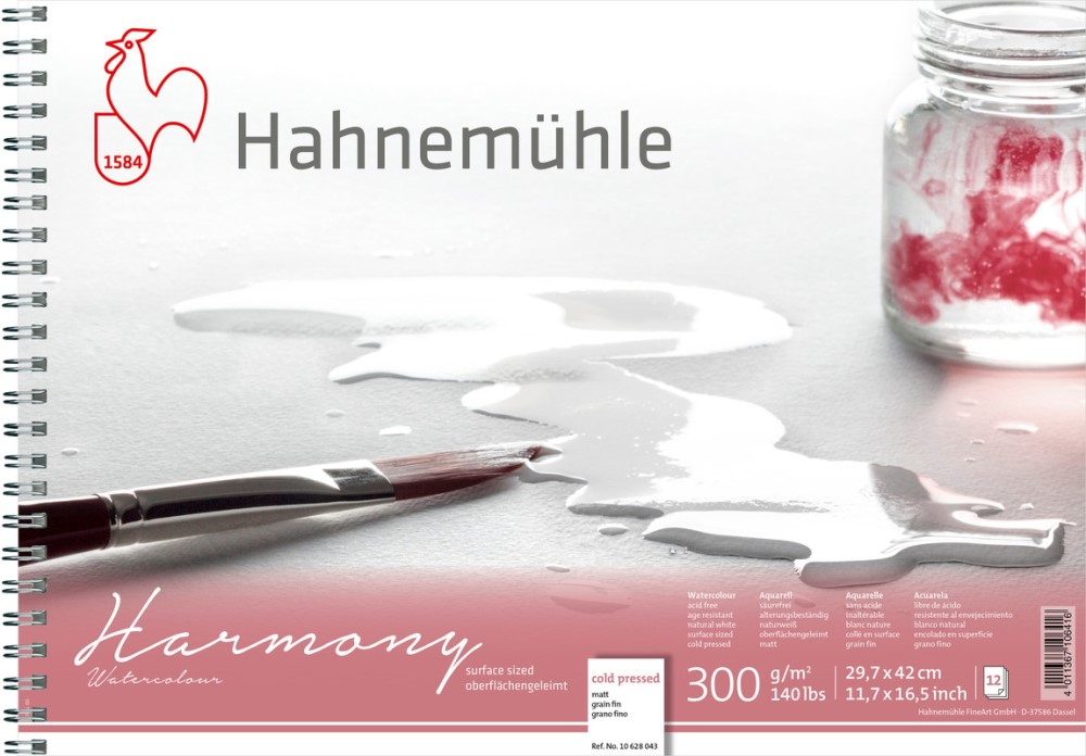 Hahnemühle Aquarellblock Harmony DIN A3 matt von Hahnemühle