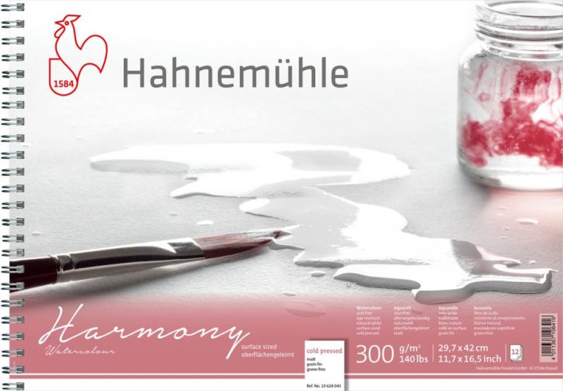 Hahnemühle Aquarellblock Harmony DIN A3 matt von Hahnemühle