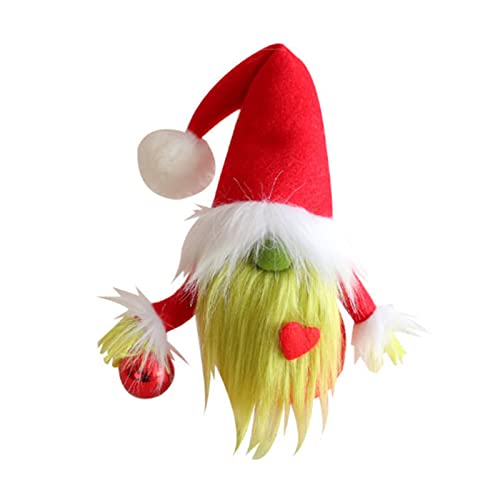 Faceless Zwerg Puppe Plüsch Dekorative Zwerg Puppe Weihnachten Herz Weihnachtsmann Plüschpuppe Zuhause Urlaub Party Geschenk Versorgung Gnom Puppen für Kinder Weihnachtsdekorationen von Haiki