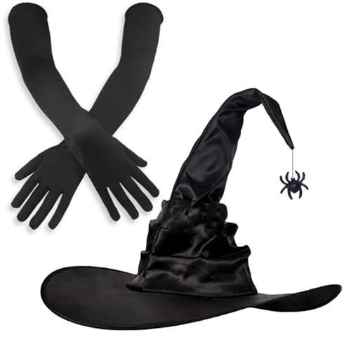 Faddish Witch Hat Suit Everlasting Halloween Hat Wizard Pointed Women Hat For Halloween Festivities And Themed Event von Haiki