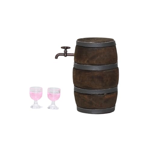 Haiki Realistische Miniatur Weinfässer Und Brille Für 1/12 Puppenhaus Setup Und Kinder Imaginativ Haiki Realistische Miniatur Weinfässer Und Brille Für 1/12 Puppenhaus Setup Und Kinder Imaginativ von Haiki