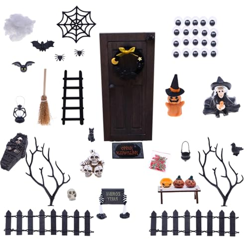 Harz Kürbis Hexe Tür Set für Tischplatte Halloween Dekoration Puppenhäuser Miniatur Handwerk Miniatur Szene Requisiten Harz Halloween für Puppenhäuser Harz Kürbis Hexe Tür Set für Tischplatte Halloween Dekoration Puppenhäuser Miniatur Handwerk Miniatur Szene Requisiten Harz Halloween für Puppenhäuser von Haiki