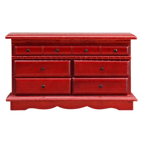 Miniatur-Holzkommode im Maßstab 1:12, mehrere Schubladen, Aufbewahrungsschrank für Puppenhäuser, Zubehör, Miniatur-Holzkommode Miniatur-Holzkommode im Maßstab 1:12, mehrere Schubladen, Aufbewahrungsschrank für Puppenhäuser, Zubehör, Miniatur-Holzkommode von Haiki