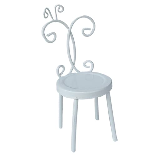 Miniaturstuhl für Puppenhäuser im Maßstab 1:12, Metall, dekoratives kleines Sofa mit Legierungskonstruktion, Sammlerstück aus Metall Miniaturstuhl für Puppenhäuser im Maßstab 1:12, Metall, dekoratives kleines Sofa mit Legierungskonstruktion, Sammlerstück aus Metall von Haiki