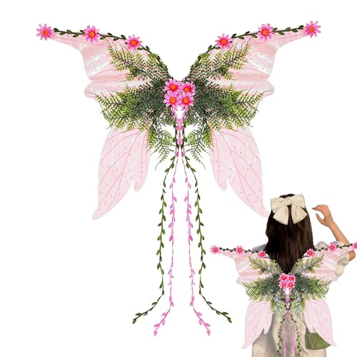 Feenflügel Für Erwachsene Frauen - Feenkostüm Für Erwachsene | Festdekoration Für Halloween Weihnachten Partys Bühnenshows Garten Feenflügel Für Erwachsene Frauen - Feenkostüm Für Erwachsene | Festdekoration Für Halloween Weihnachten Partys Bühnenshows Garten von Hailerio