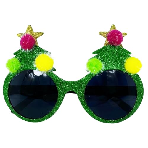 Hailerio Brille, Weihnachtsbaum, Kostümbrille, lustige Kostüm-Brille für Weihnachten, Foto-Requisiten, Weihnachtsdekoration von Hailerio