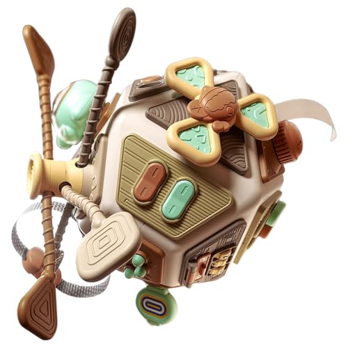 Hailerio Busy Cube Spielzeug | Eltern-Kind Interaktionsspiel - Reise Lernspielzeug Sensory - Für Autoflugzeug Reisen und Zuhause Hailerio Busy Cube Spielzeug | Eltern-Kind Interaktionsspiel - Reise Lernspielzeug Sensory - Für Autoflugzeug Reisen und Zuhause von Hailerio