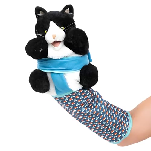 Katzen Spielkampf Handschuh | Bequemer Plüsch Handschuh - Katzenpuppe Spielzeug - Zum Training Zuhause Reisen Tägliche Bewegung Katzen Spielkampf Handschuh | Bequemer Plüsch Handschuh - Katzenpuppe Spielzeug - Zum Training Zuhause Reisen Tägliche Bewegung von Hailerio