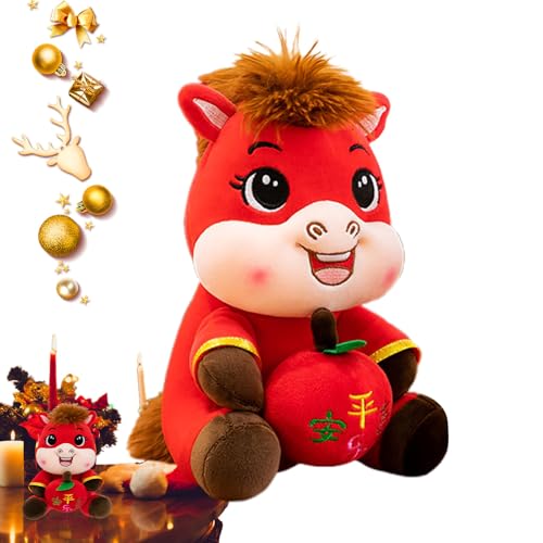 Stofftier | Plüschtier Chinesisches Neujahrs | Glück Und Frieden Maskottchen Cartoon Figur Chinesisches Neujahr 2026 Für Familie Kind Erwachsene Freunde Stofftier | Plüschtier Chinesisches Neujahrs | Glück Und Frieden Maskottchen Cartoon Figur Chinesisches Neujahr 2026 Für Familie Kind Erwachsene Freunde von Hailerio