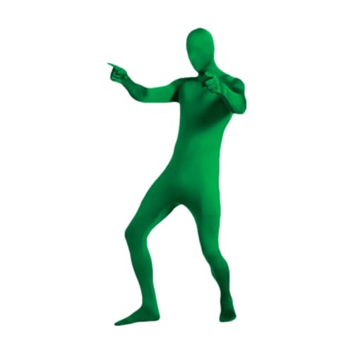 Haiorziyou Grün Ganzkörperanzug für Fotografie und Spezialeffekte Halloween Ganzkörperanzug Ganzkörper Jumpsuit Strumpfhose Anzug Weihnachten Stretch Kostüm Zentai Ganzkörperanzug Cosplay von Haiorziyou