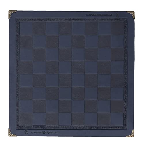Flat Chess Board International Synthetic PU Leather Chessboard Classic Chess Games Accessories Folding Board Chess Game Pu Leather Chess Board Roll Up Chess Board For Adults Rollable Chess Board Chess von Haipink