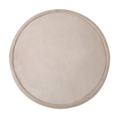 Hakuna Matte Samt-Spielmatte ⌀120 cm, Beige von Hakuna Matte