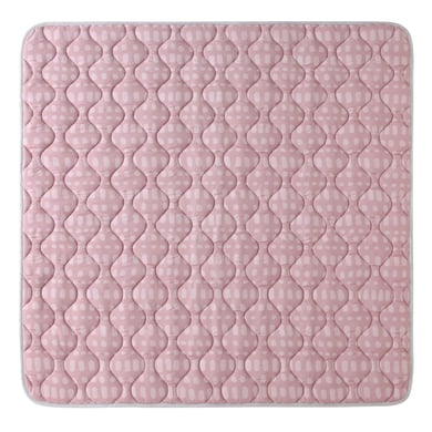 Hakuna Matte gesteppte Krabbeldecke Hygge, Blush 127 x 127 cm von Hakuna Matte