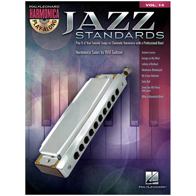 Hal Leonard Harmonica Play-Along Vol.14 - Jazz Standards Play-Along von Hal Leonard