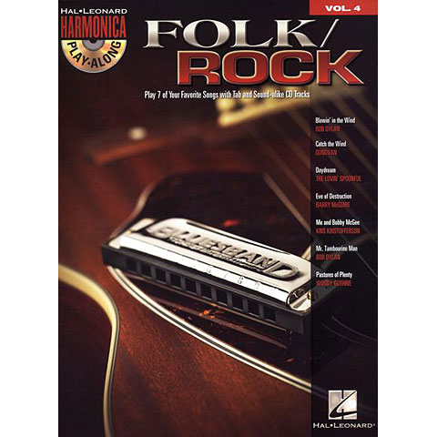 Hal Leonard Harmonica Play-Along Vol.4 - Folk Rock Play-Along von Hal Leonard