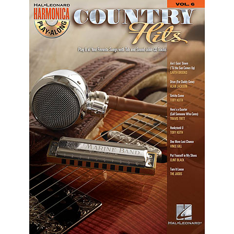 Hal Leonard Harmonica Play-Along Vol.6 - Country Hits Play-Along von Hal Leonard