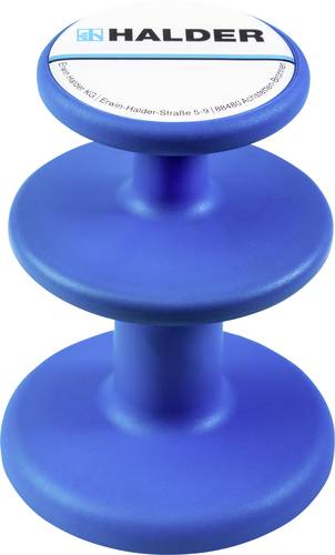 Halder 3688.002 Magnethalter blau (L x B) 100mm x 75mm 1St. von Halder