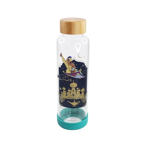 Half Moon Bay Trinkflasche aus Glas Disney 100 Aladdin One Jump Into Adventure von Disney