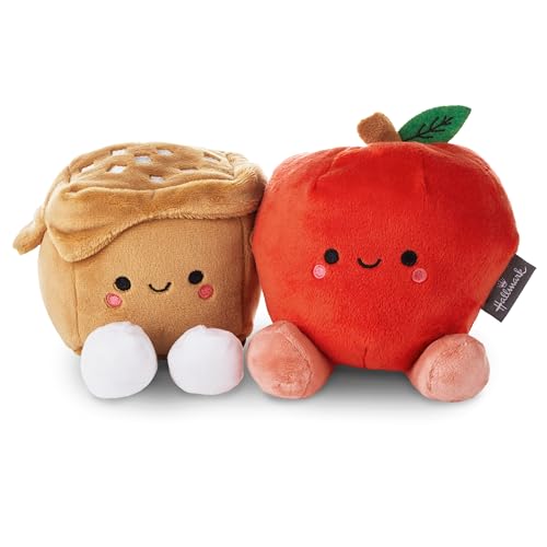 Hallmark Better Together Magnetisches Plüschtier (Karamell und Apfel), 16,5 cm, Stofftiere, Geschenke für Kinder von Hallmark