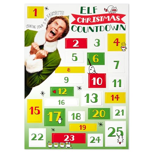 Hallmark Elf Adventskalender Weihnachtskarte (Elf Christmas Countdown) von Hallmark