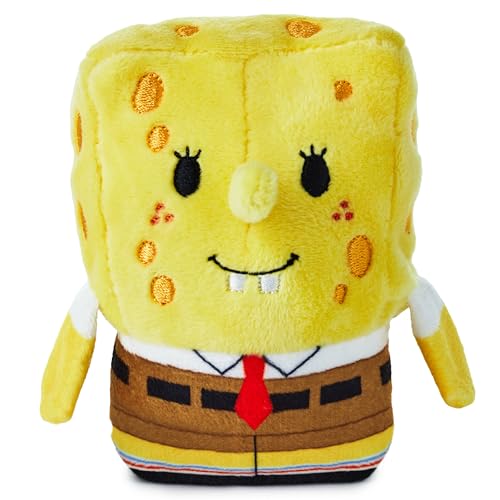 Hallmark itty bittys Nickelodeon Spongebob Schwammkopf Plüschtier, Geschenk für Kinder und Fans von Hallmark