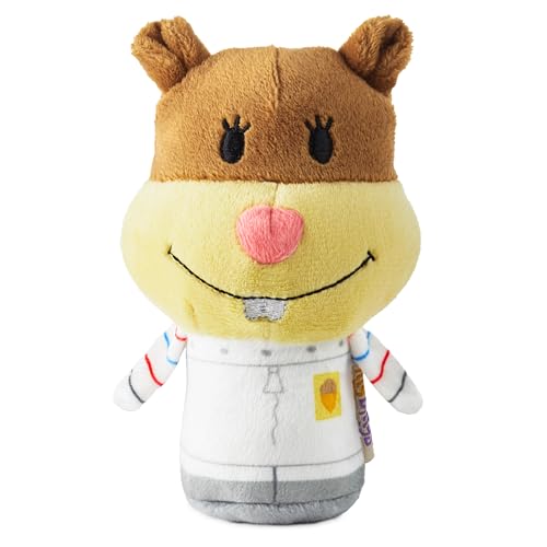 Hallmark itty bittys Nickelodeon Spongebob Schwammkopf Plüschtier (Sandy Cheeks), Geschenk für Kinder, Enkelkinder, Fans von Hallmark