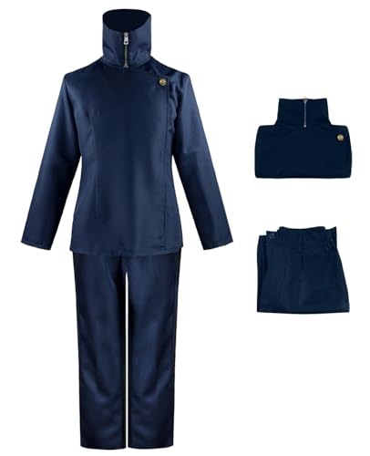 Hallojojo Inumaki Toge Cosplay Kostüm Set mit Perücke Anime Jujutsu Kaisen Verkleidung Toge Inumaki Cosplay Schuluniform Weihnachten Halloween Karneval Party Fancy Kostüm für Erwachsene Hallojojo Inumaki Toge Cosplay Kostüm Set mit Perücke Anime Jujutsu Kaisen Verkleidung Toge Inumaki Cosplay Schuluniform Weihnachten Halloween Karneval Party Fancy Kostüm für Erwachsene von Hallojojo