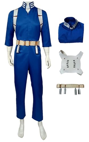 Hallojojo Todoroki Shoto Cosplay Kostüm Komplettset Anime My Hero Academia Verkleidung MHA Shoto Todoroki Kampfuniform Weihnachten Halloween Karneval Party Fancy Kostüm für Erwachsene von Hallojojo