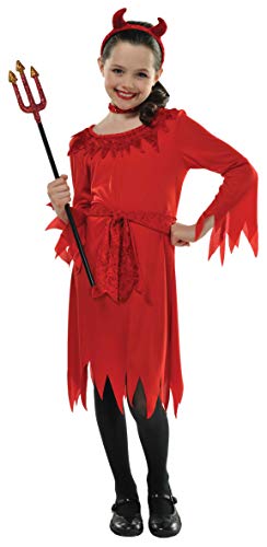 (PKT) (997485) Child Girls Lil Devil Costume (4-6yr) von amscan