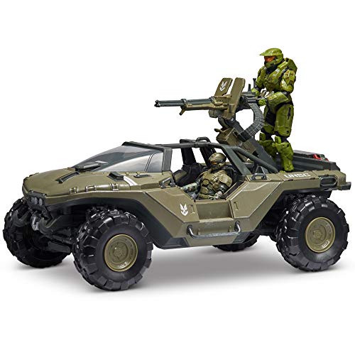 HALO 10,2 cm World of Master Chief & UNSC Marine Actionfiguren Plus Warzenschwein Fahrzeug von Halo