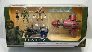 HALO Klassifiziertes Fahrzeug 2 Pack: Mungo w/Master Chief + Banished Ghost w/Elite Warlord von Halo