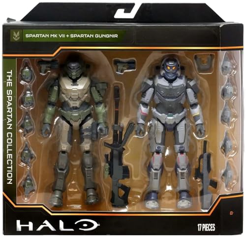 HALO The Spartan Collection Series 5 Spartan Mk VII + Spartan Gungnir Action Figure 2-Pack von Halo