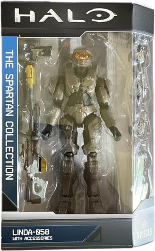 HALO The Spartan Collection Series 6 Spartan Linda-058 16,5 cm Actionfigur mit Zubehör von Halo