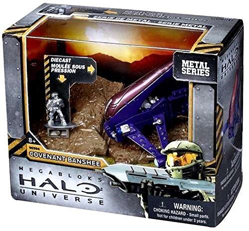 Mega Bloks Halo Metal Series Diecast Covenant Banshee von Halo