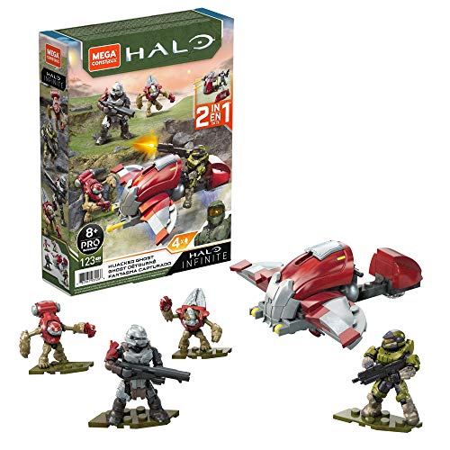 Mega Construx Halo Hijacked Ghost Vehicle Halo Infinite Construction Set von Halo