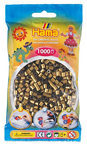 Hama 207-63 - Bügelperlen, 1000 Stück, bronze von Hama