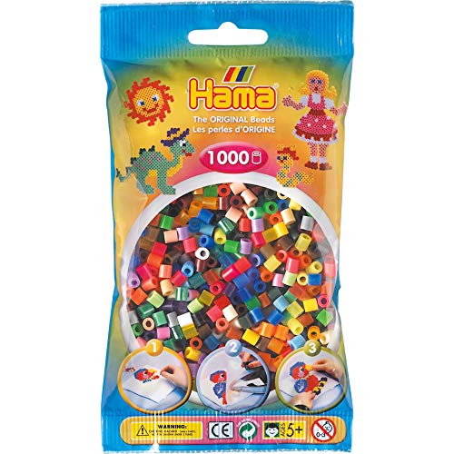 Hama 207–68 Perlen – Mix 68 (1000 Midi Perlen) von Hama