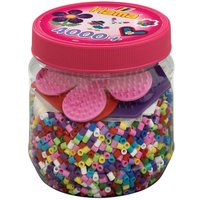 HAMA Bügelperlen Midi - Dose pink - 3 Stiftplatten, 4000 Stück HAMA Bügelperlen Midi - Dose pink - 3 Stiftplatten, 4000 Stück von Hama Perlen